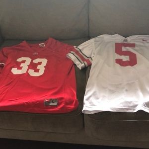 Two Ohio state jerseys
